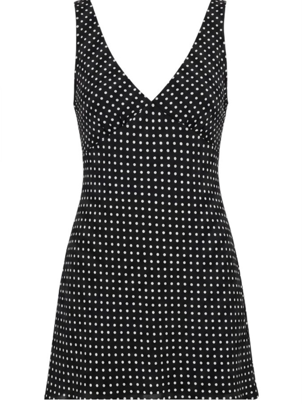 Princess Polly Nellie Black Polka Dot Mini Dress